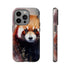 Red Panda in Watercolor - Impact Resistant Phone Case iPhone 14 Pro Glossy